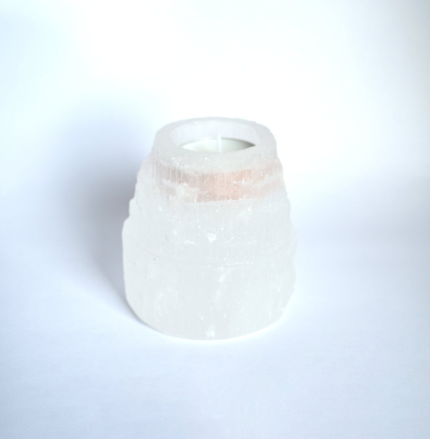 PORTA VELAS SELENITA - SERENIDAD Y CONEXIÓN ESPIRITUAL