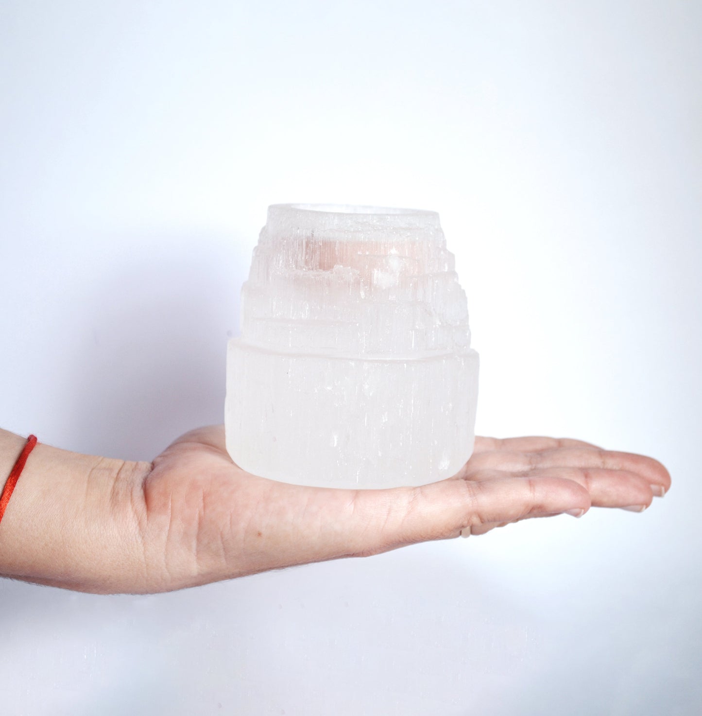 PORTA VELAS SELENITA - SERENIDAD Y CONEXIÓN ESPIRITUAL